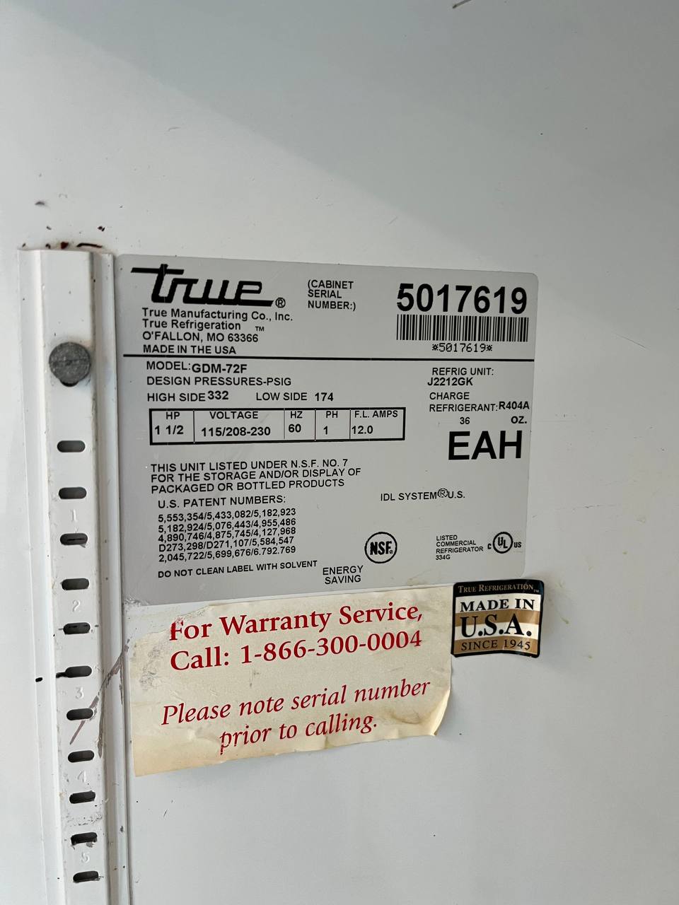 Commercial Freezer True Repair San Diego, CA, US