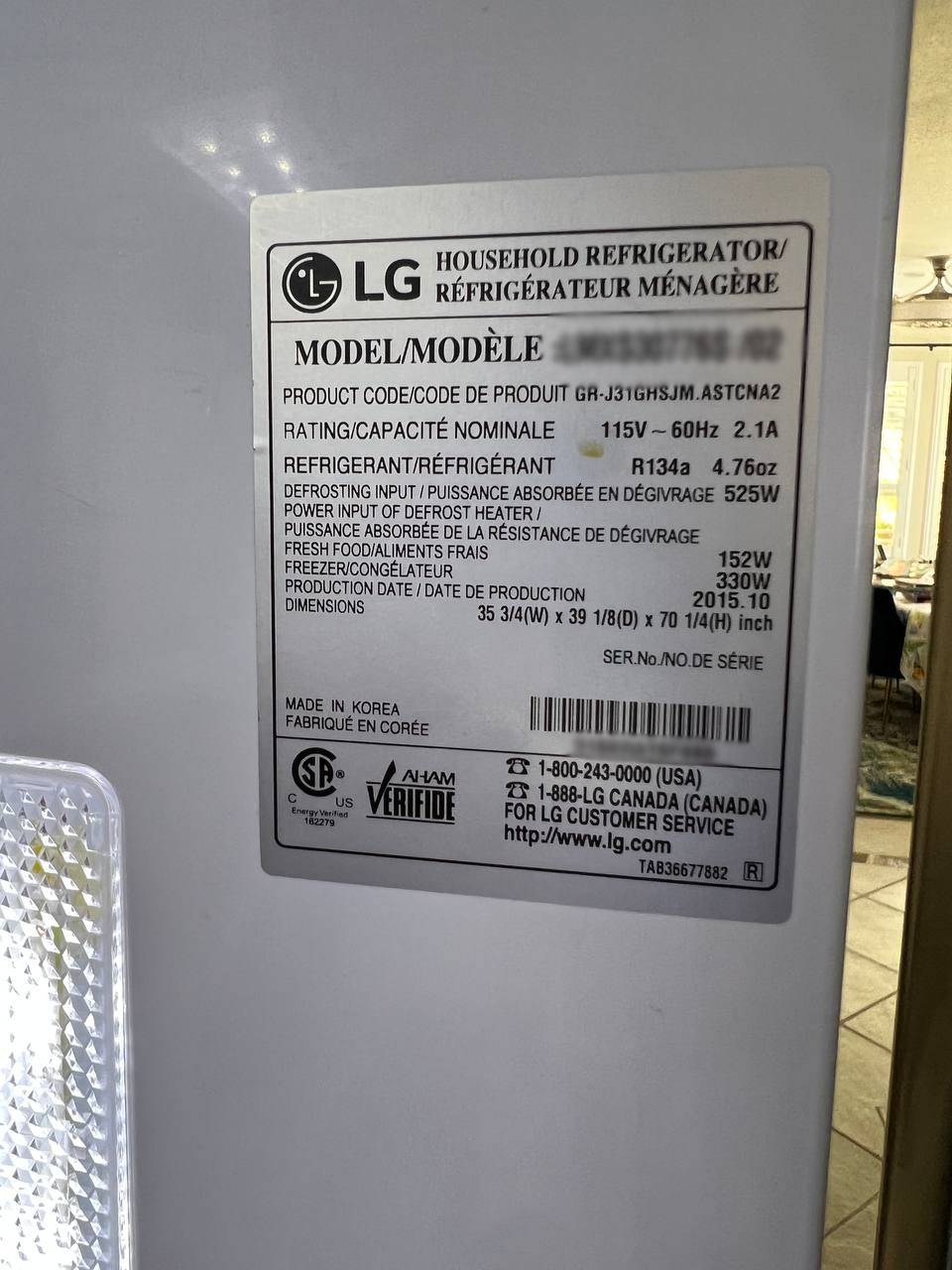 Fridge LG Repair Ocean Beach San Diego County, CA, US