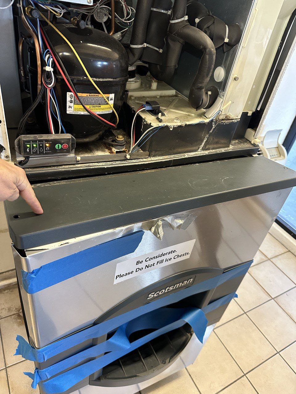 Commercial ice maker Scotsman Repair Commercial Ice Machine Repair