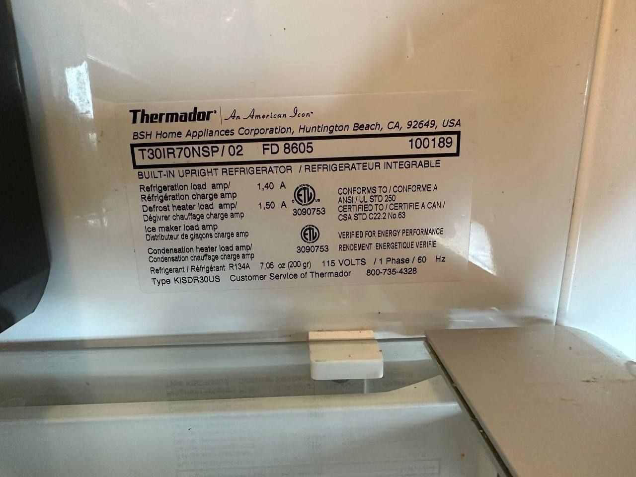 Fridge Thermador Repair Thermador