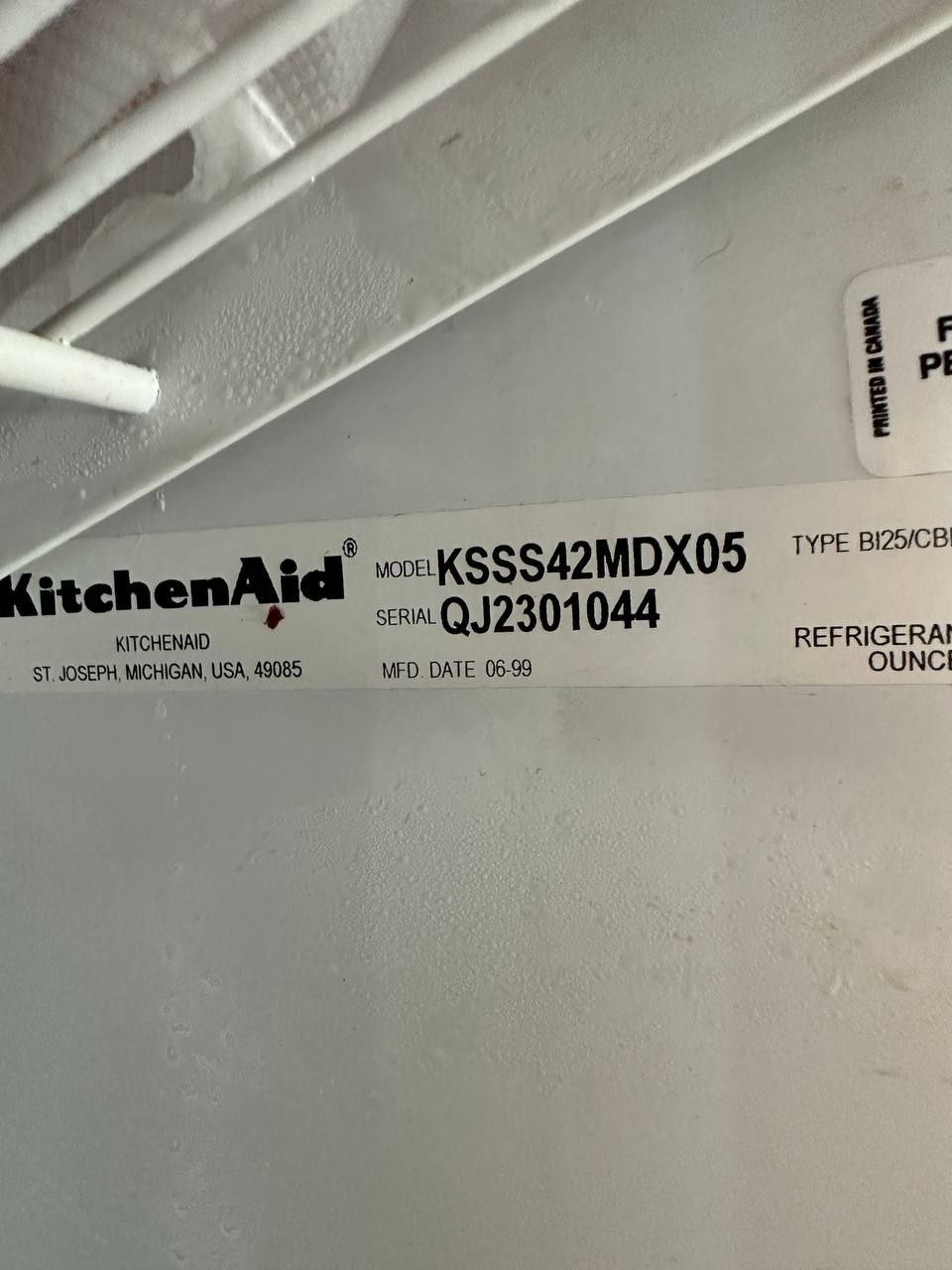 Fridge KitchenAid Repair Spring Valley San Diego County, CA, US