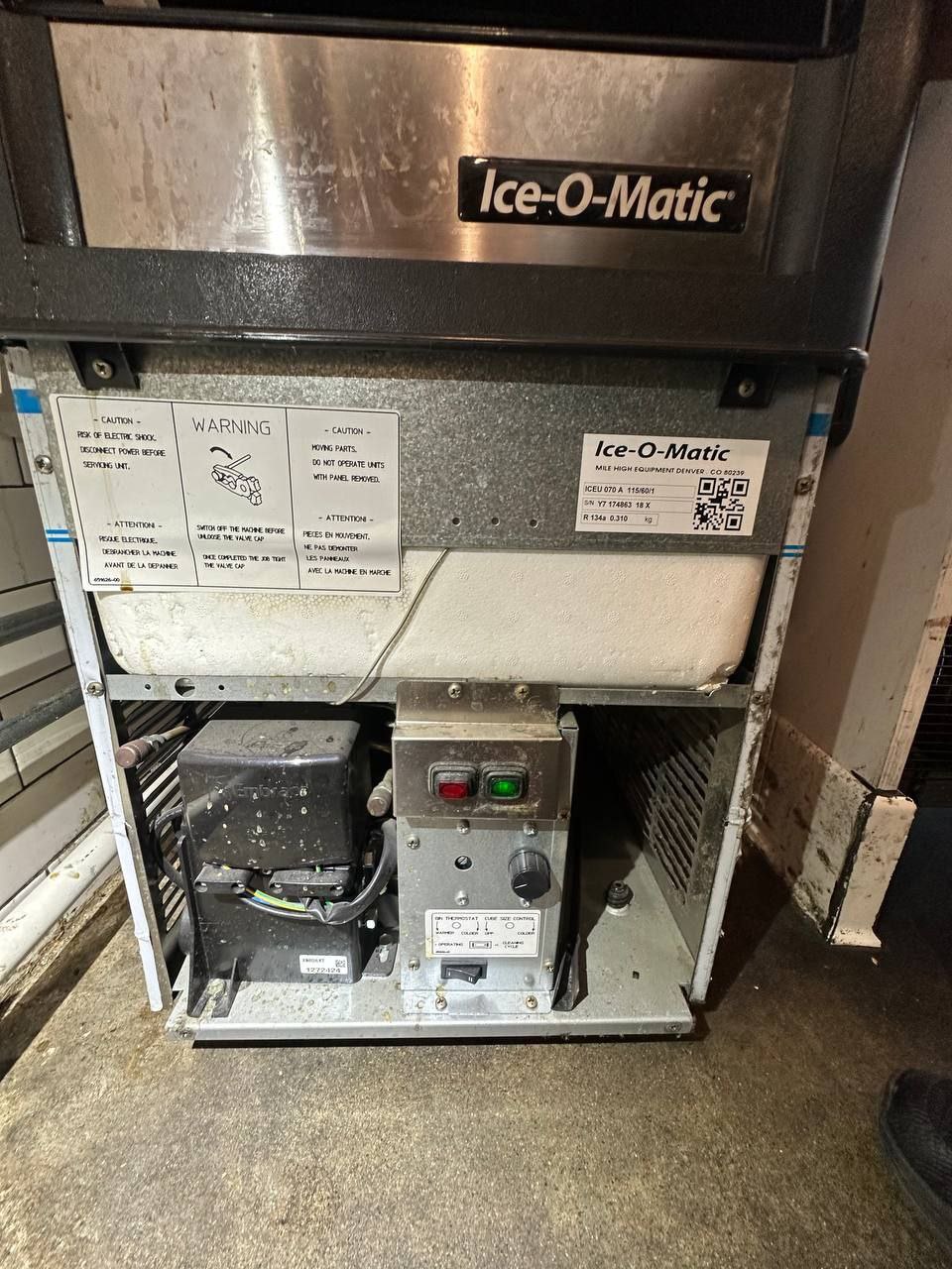 Ice machine Ice-O-Matic Repair in San Diego Manitowoc